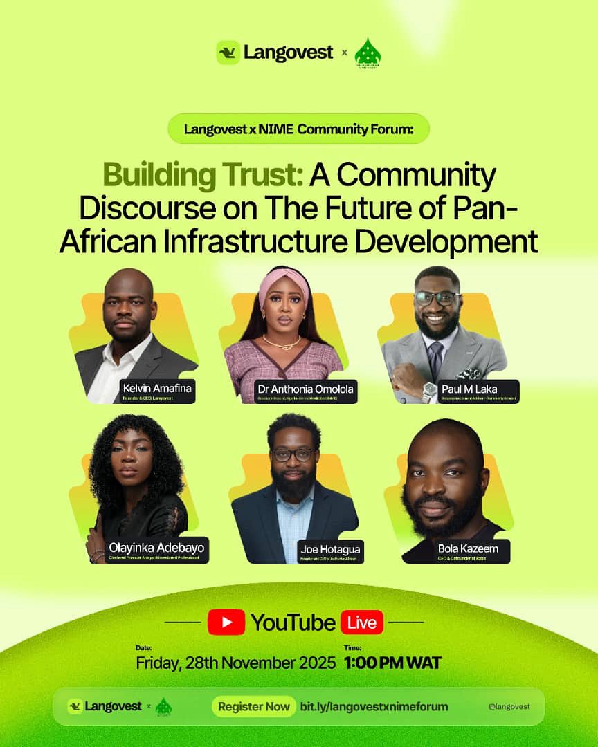 LangoVest Event flyer